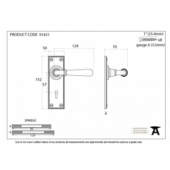 Polished Chrome Newbury Lever Lock Set