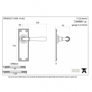 Polished Chrome Newbury Lever Latch Set