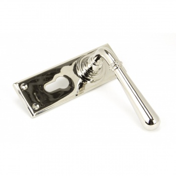 Polished Nickel Newbury Lever Euro Set