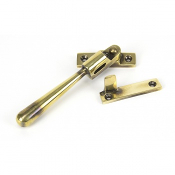 Aged Brass Night-Vent Locking Newbury Fastener