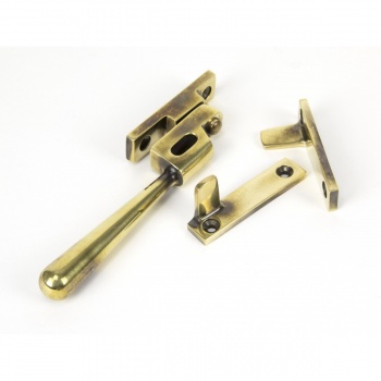 Aged Brass Night-Vent Locking Newbury Fastener