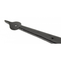 Black 24'' Hook & Band Hinge - Cranked (Pair)