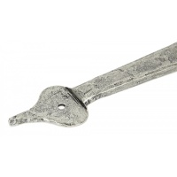 Pewter 24'' Hook & Band Hinge - Cranked (Pair)