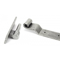 Pewter 24'' Hook & Band Hinge - Cranked (Pair)