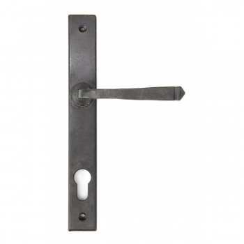 External Beeswax Avon Slimline Lever Espag. Lock Set