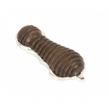 Rosewood & Polished Nickel Beehive Escutcheon