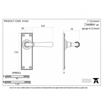 Polished Bronze Newbury Lever Latch Set