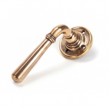 Polished Bronze Newbury Lever On Rose