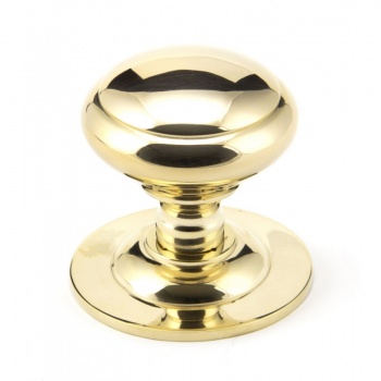 Polished Brass Centre Door Knob