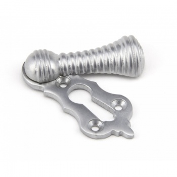 Satin Chrome Beehive Escutcheon