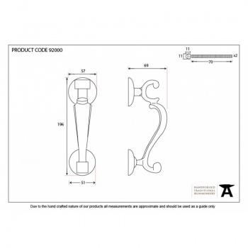 Polished Nickel Doctor's Knocker