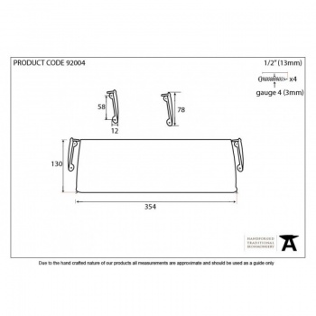 Satin Chrome Large Letter Plate Cover