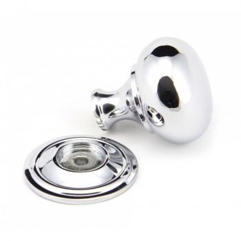 Polished Chrome 32mm Mushroom Cabinet Knob