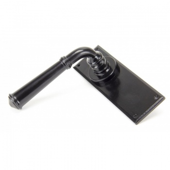 Black Regency Lever Latch Set