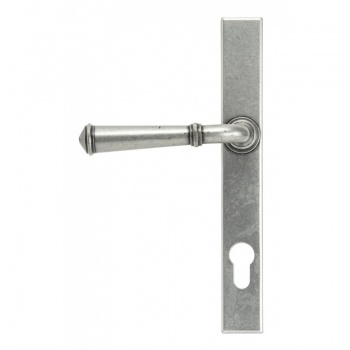 Pewter Regency Slimline Lever Espag Lock Set