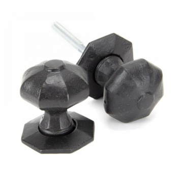 External Beeswax Octagonal Mortice/Rim Knob Set