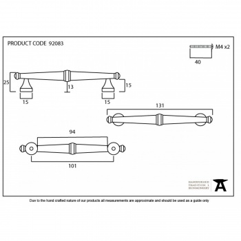 Polished Nickel Regency Pull Handle - Small