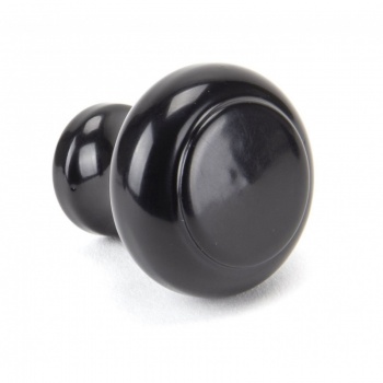 Black Regency Cupboard Knob - Small