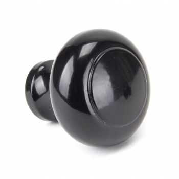 Black Regency Cupboard Knob - Large