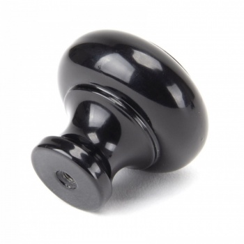 Black Regency Cupboard Knob - Large