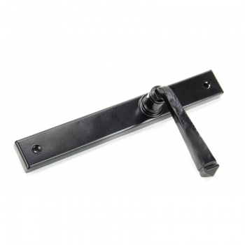 Black Avon Slimline Lever Latch Set