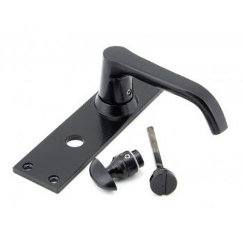 Black Deluxe Lever Bathroom Set