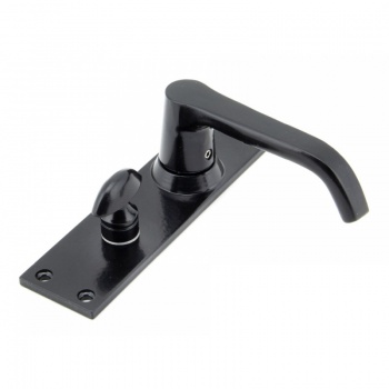 Black Deluxe Lever Bathroom Set