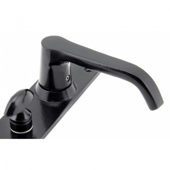 Black Deluxe Lever Bathroom Set