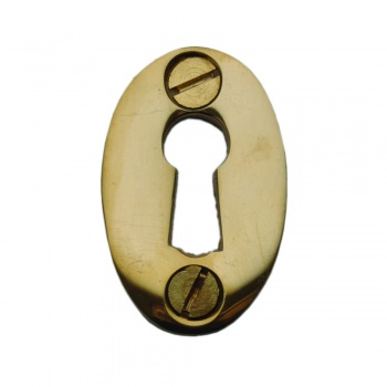 Cardea Brass Open Oval Escutcheon