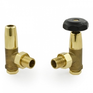 Bradley Brass Bronze Radiator Valves (Pair)