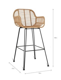 Hampstead Bar Stool With Arms