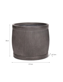 BATHFORD ROUND PLANTER - 41.5CM