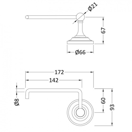 BC Designs Victrion Toilet Roll Holder