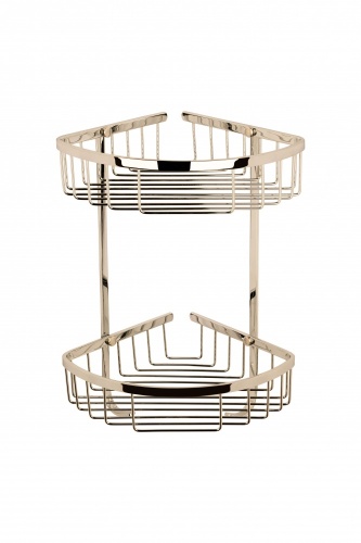 BC Designs Victrion Double Corner Shower Basket