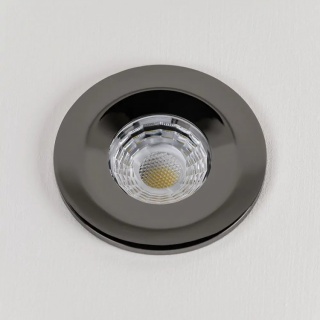 Black Nickel LED Downlights, Fire Rated, Fixed, IP65, CCT Switch, High CRI, Dimmable