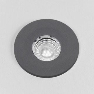 Graphite Grey LED Downlights, Fire Rated, Fixed, IP65, CCT Switch, High CRI, Dimmable