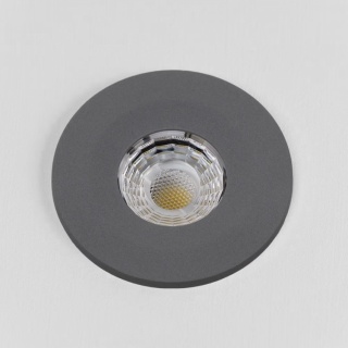 4 Pack - Graphite Grey LED Downlights, Fire Rated, Fixed, IP65, CCT Switch, High CRI, Dimmable