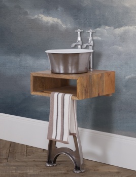 Cast Iron Freestanding Tub Basin - Polished