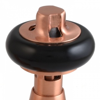 Windsor Traditional Thermostatic Radiator Valve - Brushed Copper (Angled TRV)