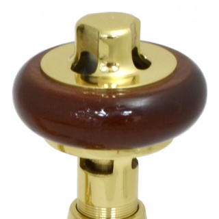 Windsor Traditional Thermostatic Radiator Valve - Brass (Angled TRV)