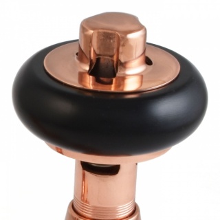 Windsor Traditional Thermostatic Radiator Valve - Polished Copper (Angled TRV)