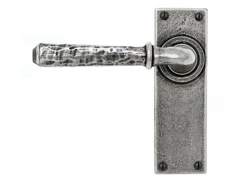 Finesse Lever on Latch Backplate