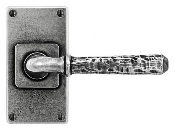 Finesse Lever on Short Latch Backplate