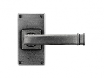 Finesse Lever on Short Latch Backplate