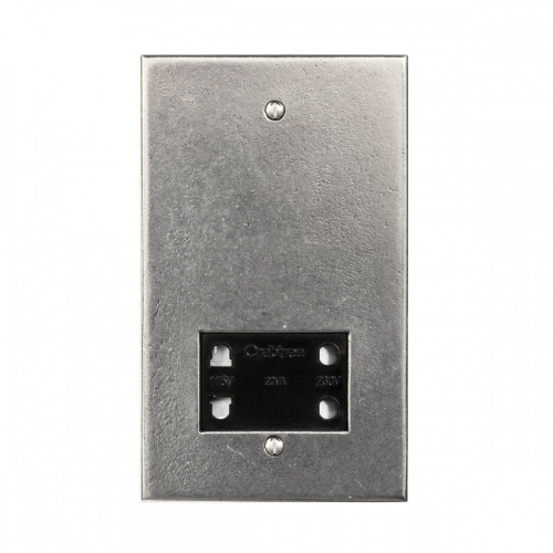 Finesse Dual Voltage Shaver Socket  Pewter