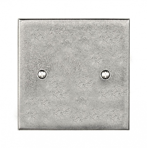 Finesse 1 Gang Blank Plate  Pewter