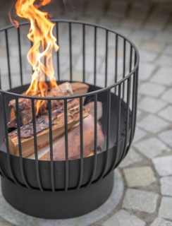 Drayton Fire Pit Black