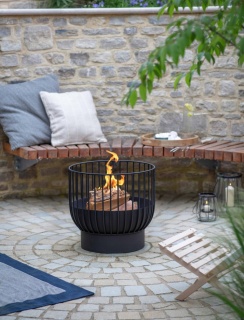 Drayton Fire Pit Black