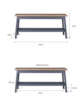 Beech Clockhouse Hallway Bench