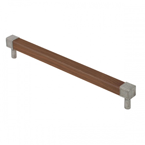 Finesse Eden Pewter Cupboard Bar Handle  Walnut